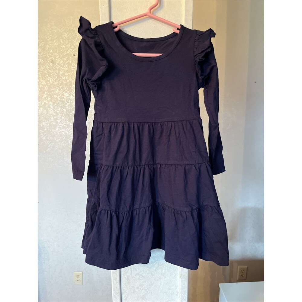 4t 100% Cotton Long Sleeve Dress